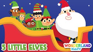 Five Little Elves Went Out  christmas song for kids  Christmas nurseryrhymes fivelittle santa [upl. by Hartfield494]