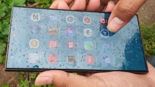 Samsung Galaxy S24 Ultra Touch Screen Test In The Rain 🌧 [upl. by Ludvig68]