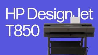 HP DesignJet T850 [upl. by Htennek737]