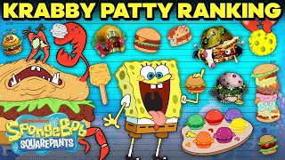 Krabby Patties Ranked By Size 🍔  SpongeBob [upl. by Davie709]