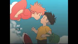 Ponyo  Stay With Me ❤️☺️ [upl. by Barnabe695]