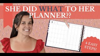 Mabby’s Super Easy Weekly Reset in a VERTICAL WEEKLY PLANNER  OMG Planners with Laurel Denise [upl. by Samuella]