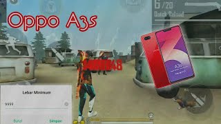 OPPO A3s SETTING HudDPI free fire oppo A3s⚙️🎯 [upl. by Chiquita]