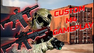 Airsoft Custom M4 Gameplay [upl. by Nobell780]