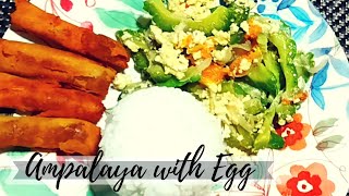 Ginisang Ampalaya with Egg  Lutong Bahay  Simpleng Ulam [upl. by Smiley54]