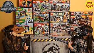 New 14 Lego Jurassic World Fallen Kingdom Sets Unboxing StopMotion Speed Build Indoraptor Rampage [upl. by Tnilk770]