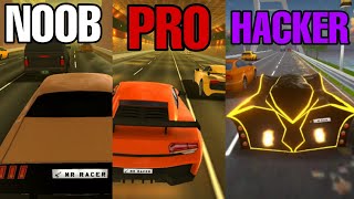 NOOB vs PRO vs HACKER in Mr Racer [upl. by Ellemrac]