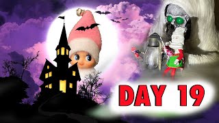 A Merry Elf on the Shelf Halloween 🎃Shelf Elf Season 4 Day 19 [upl. by Gnehc]