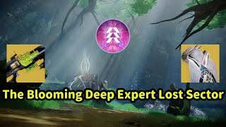 The Blooming Deep Expert Lost Sector Hunter Destiny 2 [upl. by Cissy]