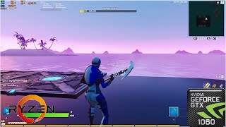 GTX 1060 3gb Ryzen 5 3600  Fortnite Performance Mode [upl. by Ahtela]