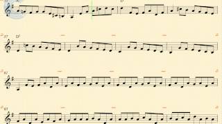 Violin  Suite No 1 in G Major  Bach  Sheet Music Chords amp Vocals [upl. by Pollyanna]