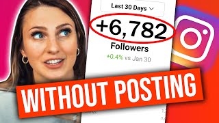 How To Get More Instagram Followers Without Posting [upl. by Faxun]