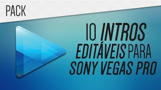 PACK  10 INTROS EDITÁVEIS PARA SONY VEGAS PRO 2022 60FPS 8 [upl. by Risser]