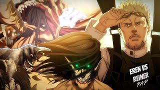 Eren Vs Reiner amp Galliard  Shingeki No Kyojin Rap  Final Season 2022  Doblecero [upl. by Stryker]