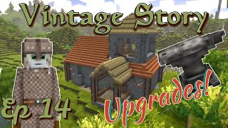 Major Iron upgrades Iron Chain Mail and Iron Anvil  Vintage Story  Ep 14 [upl. by Idnym332]