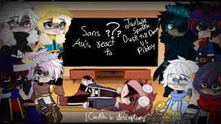 ✨ Sans Aus react To Twilight sparkle  dusk till dawn vs Pibby ✨ Credit in the description [upl. by Harbison]