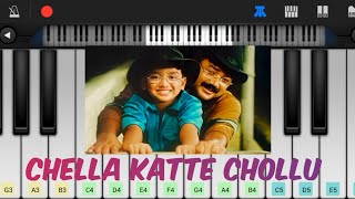 Chella Katte Chollu  Piano Tutorial  Kochu Kochu Santhoshangal [upl. by Aihsemat]