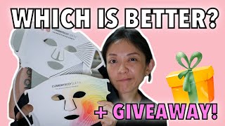 WHICH IS BETTER amp GIVEAWAY CLOSED CurrentBody Classic LED Light Therapy Mask vs 4in1 LED Mask [upl. by Cul]