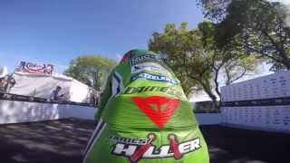 Kawasaki Ninja H2R – Isle of Man James Hillier Onboard Lap 2015 official [upl. by Adnamor78]