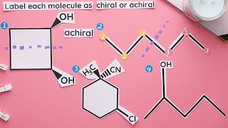 How to Find Chiral Centers amp the Difference Between Chiral vs Achiral Molecules  Organic Chemistry [upl. by Ahsai]