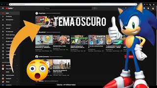 como poner youtube en negro pc [upl. by Swaine]