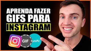 Como fazer GIF para Instagram no Canva RÁPIDO FÁCIL e GRÁTIS [upl. by Toms]