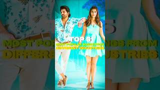 Top 5 Most Popular Songs From Different Film Industry  Buttaboma  Rowdy Baby shorts trendingnow [upl. by Scheer]