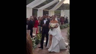 Jamie Foxx Holds Back Tears Walking Daughter Corinne Down The Isle 👰🏾 [upl. by Dier]