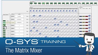 QSYS Level One Training  The Matrix Mixer EN [upl. by Sajet]