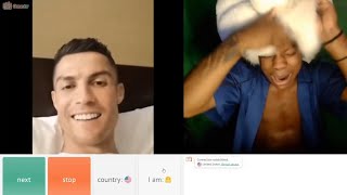 iShowSpeed Finally MEETS Ronaldo On Omegle🤣🤣 [upl. by Warde]