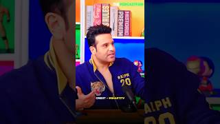 Krushna amp kashmiras love story ❣️👀 on bharti tv krishna bhartitv lolpodcastshorts shorts [upl. by Eniluqcaj]