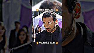 JOHN ABRAHAM  WELCOME BACK MOVIE shorts johnabraham status attitude movie [upl. by Zosima136]