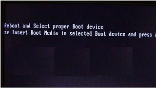 👉reboot and select proper boot device for insert boot media in selected boot device and press a key👈 [upl. by Eyllek]