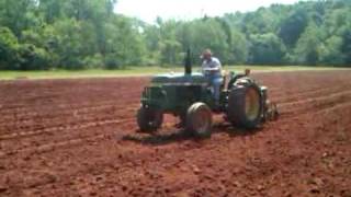 Planting corn for the deer with a JD 2240 and 246 planter [upl. by Essenaj]