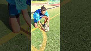 Where to place the Ball at the Corner Kick Tutorial  Football rules [upl. by Llesram]