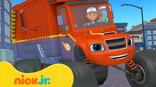 Garbage Truck Blaze Races For the Last Garbage Bag ♻️ Blaze and the Monster Machines  Nick Jr [upl. by Novehc]