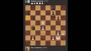 Garry Kasparov vs Vladimir Kramnik  Intel Chess Grandprix  Blitz 1994 [upl. by Acinoj]