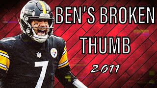 Ben Roethlisberger Played This Game With a BROKEN THUMB [upl. by Edualcnaej]