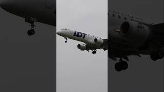 LOT Airlines Embraer AMAZING CLOSE UP✈️ [upl. by Suter]