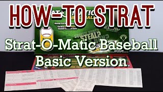 HowTo Strat Baseball Basic Version Board Game [upl. by Thetis]