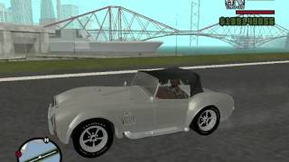 Shelby Cobra sound of Gran Turismo 4 in GTA San Andreas [upl. by Okiam891]