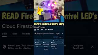 Control LEDs With FireStore firebase esp8266 esp32 [upl. by Tannenbaum]