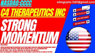 STRONG MOMENTUM  CCCC STOCK ANALYSIS  C4 THERAPEUTICS STOCK  C4 STOCK [upl. by Oguh]