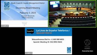 South Coast AQMD Governing Board Meeting  February 3 2023 [upl. by Oler279]