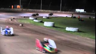 Nowra 011114 karts feature race [upl. by Akselaw]