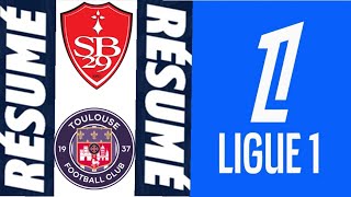 Stade Brestois 29  Toulouse FC 20 Résumé du match  Ligue 1 20242025 [upl. by Aicirt343]