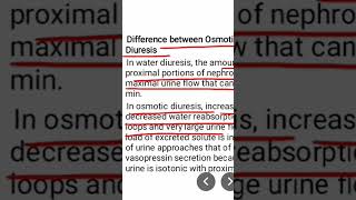 Osmotic Vs Water diuresis [upl. by Dihahs]