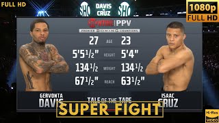 GERVONTA DAVIS USA vs ISAAC CRUZ MEXICO SUPER FIGHT [upl. by Lambrecht95]