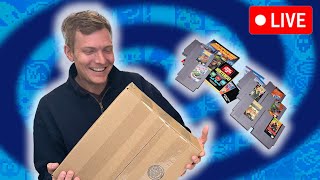 Live Unboxing Retro Games And Accessories Nintendo Power Glove GameBoy N64 Games and More [upl. by Eemla]