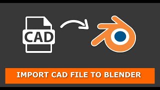 How to Import and Use STP CAD Files in Blender [upl. by Markus]